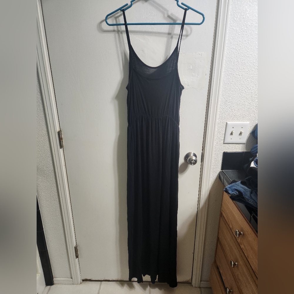 Divided H&M basic long black maxi dress NWOT